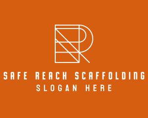 Scaffolding Letter R logo