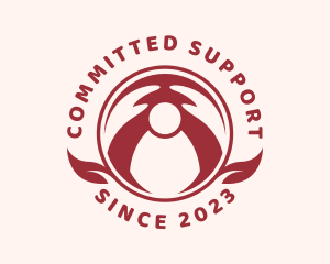 Care Support Hands logo design