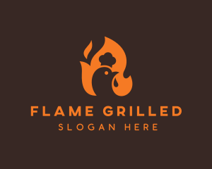 Chicken Barbecue Grill logo design