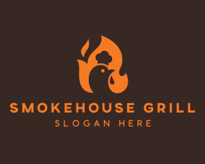 Chicken Barbecue Grill logo design