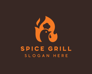 Chicken Barbecue Grill logo design