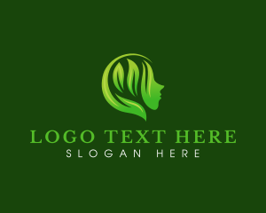 Woman Leaf Meditation logo