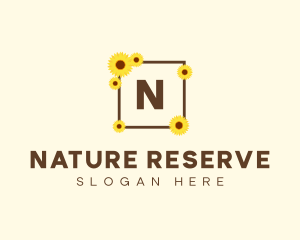 Sunflower Frame Boutique logo design