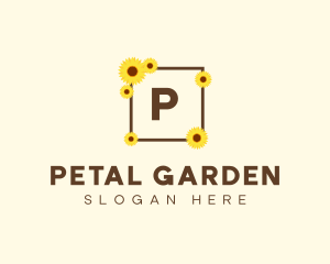 Sunflower Frame Boutique logo design