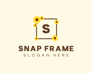 Sunflower Frame Boutique logo design