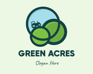 Green Eco Tractor Farming logo