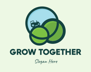 Green Eco Tractor Farming logo