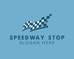 Checkered Race Flag logo