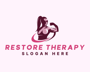 Woman Muscle Training logo