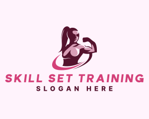 Woman Muscle Training logo