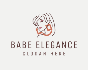 Elegant Feminine Jewelry logo design