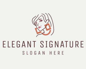 Elegant Feminine Jewelry logo design