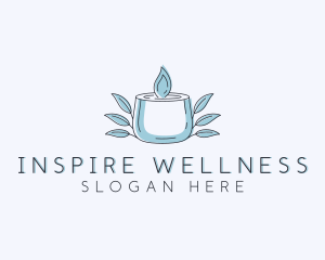 Wellness Candlelight Decor logo design