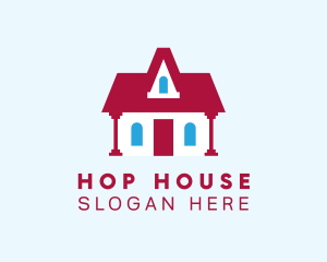 Red Roof House logo design