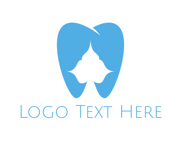 Blue logo example 4