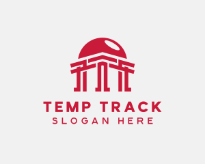 Temple Pillar Architect logo design