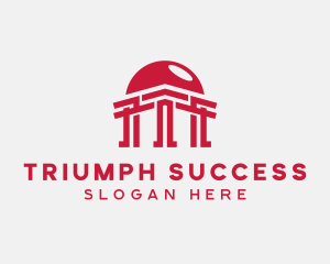 Temple Pillar Architect logo design