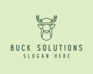 Wild Deer Hunting logo design