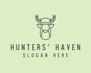 Wild Deer Hunting logo design