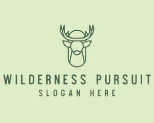 Wild Deer Hunting logo design