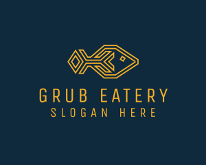 Sea Fish Restaurant logo design