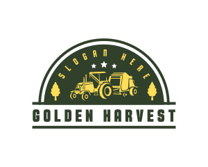 Tractor Agricultural Farming  logo design