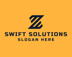 Modern Industrial Slant logo