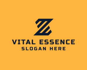 Modern Industrial Slant logo design