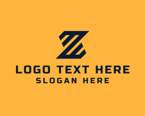 Concrete - Modern Industrial Slant logo design