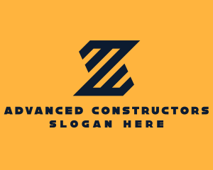 Modern Industrial Letter Z logo design