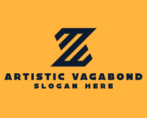 Modern Industrial Slant logo design