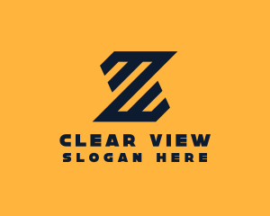 Modern Industrial Slant logo design