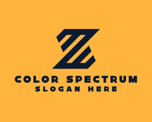 Modern Industrial Slant logo design