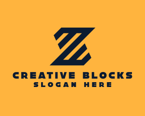 Modern Industrial Letter Z logo design