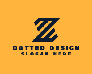 Modern Industrial Slant logo design