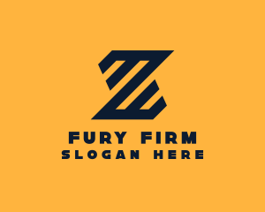 Modern Industrial Slant logo design