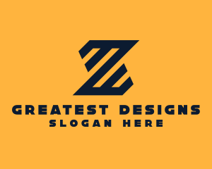 Modern Industrial Slant logo design