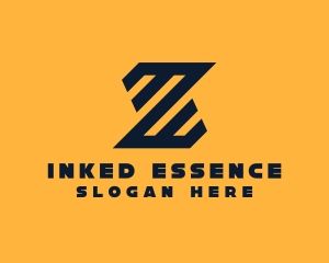 Modern Industrial Slant logo design