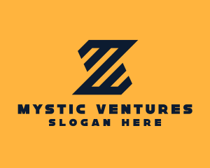 Modern Industrial Slant logo design