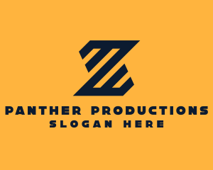 Modern Industrial Slant logo design