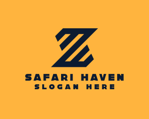 Modern Industrial Slant logo design