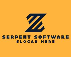 Modern Industrial Slant logo design