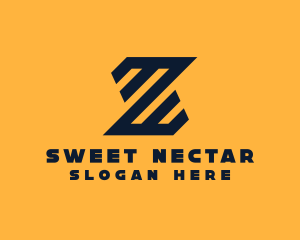 Modern Industrial Slant logo design