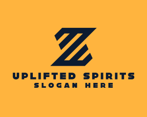 Modern Industrial Slant logo design