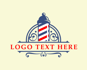 Barbershop Grooming Salon logo