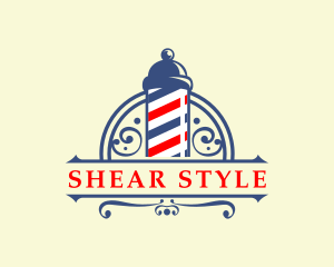 Barbershop Grooming Salon logo design