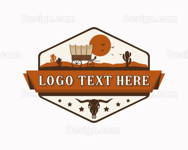 Wild West Desert Wagon Logo