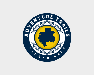 Gabon Map Tourism logo