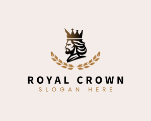 Royal King Crown logo design