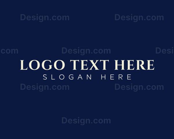 Luxurious Professional Business Logo